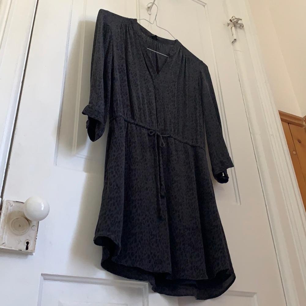 Silk Babaton leopard print dress